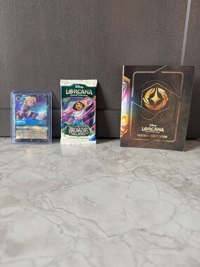 Disney Lorcana Magical Places- Rapunzel  EPCOT Promo Cards with sealed packet